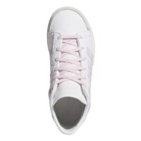 adidas Grand Court Crib Sneaker Kinder - white/lucid ray blue/aurora onix