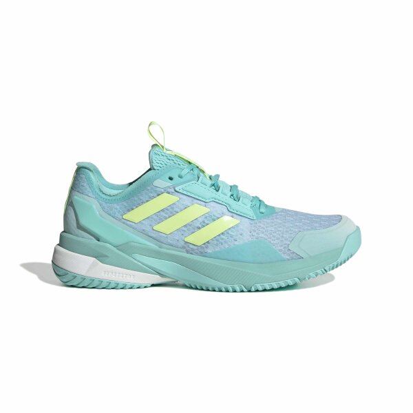 adidas Crazyflight 6 Hallenschuhe Damen - flash aqua/hi-res yellow/white
