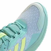 adidas Crazyflight 6 Hallenschuhe Damen - flash aqua/hi-res yellow/white