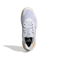 adidas Crazyflight 6 Hallenschuhe Damen - white/crystal sky/pure tangerine