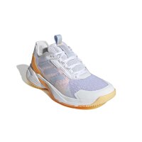 adidas Crazyflight 6 Hallenschuhe Damen - white/crystal sky/pure tangerine