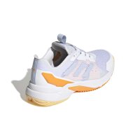 adidas Crazyflight 6 Hallenschuhe Damen - white/crystal sky/pure tangerine