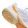 adidas Crazyflight 6 Hallenschuhe Damen - white/crystal sky/pure tangerine