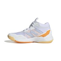 adidas Crazyflight 6 Mid Schuhe Für Hallensportarten Damen - white/crystal sky/pure tangerine