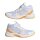 adidas Crazyflight 6 Mid Schuhe Für Hallensportarten Damen - white/crystal sky/pure tangerine