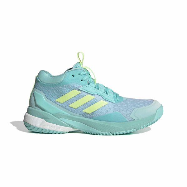 adidas Crazyflight 6 Mid Schuhe Für Hallensportarten Damen - flash aqua/hi-res yellow/white