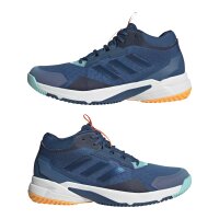 adidas Crazyflight 6 Mid Indoor Schuhe Herren - dusky petrol/dusky petrol/flash aqua