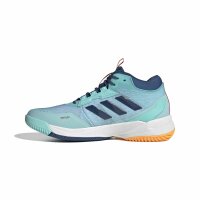 adidas Crazyflight 6 Mid Indoor Schuhe Herren - dusky petrol/dusky petrol/flash aqua