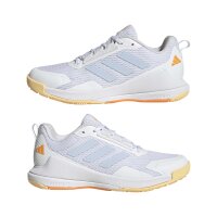 adidas Novaflight 2 Indoor Schuhe Damen - white/crystal sky/ice tangerine