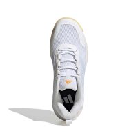 adidas Novaflight 2 Indoor Schuhe Damen - white/crystal sky/ice tangerine