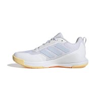 adidas Novaflight 2 Indoor Schuhe Damen - white/crystal sky/ice tangerine