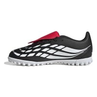 adidas Predator Club Fold-Over Tongue Turf Fußballschuhe Kinder - core black/white/lucid red