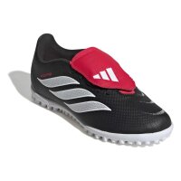 adidas Predator Club Fold-Over Tongue Turf Fußballschuhe Kinder - core black/white/lucid red