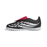adidas Predator Club Fold-Over Tongue Turf Kids Fußballschuhe Kinder - core black/white/lucid red