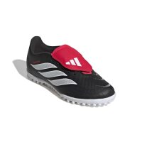 adidas Predator Club Fold-Over Tongue Turf Kids Fußballschuhe Kinder - core black/white/lucid red