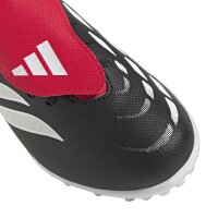 adidas Predator Club Fold-Over Tongue Turf Kids Fußballschuhe Kinder - core black/white/lucid red