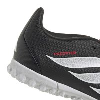 adidas Predator Club Fold-Over Tongue Turf Kids Fußballschuhe Kinder - core black/white/lucid red
