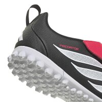 adidas Predator Club Vel Tf J Fußballschuhe Kinder - core black/white/lucid red