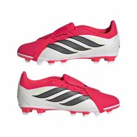 adidas Predator Club Fold-Over Tongue Firm Ground/Multi Ground Fußballschuhe Kids Kinder - lucid red/core black/white