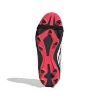 adidas Predator Club Fold-Over Tongue Firm Ground/Multi Ground Fußballschuhe Kids Kinder - core black/white/lucid red