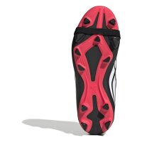 adidas Predator Club Fold-Over Tongue Firm Ground/Multi Ground Fußballschuhe Kinder - core black/white/lucid red