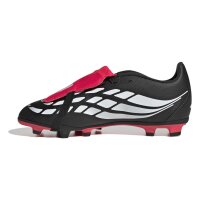 adidas Predator Club Fold-Over Tongue Firm Ground/Multi Ground Fußballschuhe Kinder - core black/white/lucid red