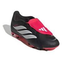adidas Predator Club Fold-Over Tongue Firm Ground/Multi Ground Fußballschuhe Kinder - core black/white/lucid red