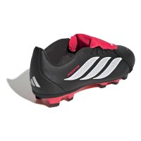 adidas Predator Club Fold-Over Tongue Firm Ground/Multi Ground Fußballschuhe Kinder - core black/white/lucid red