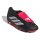adidas Predator Club Fold-Over Tongue Firm Ground/Multi Ground Fußballschuhe Kinder - core black/white/lucid red