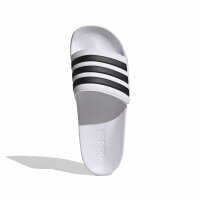 adidas Adilette Shower Velcro Badeschlappen - white/core black/white