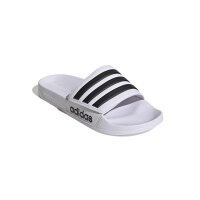 adidas Adilette Shower Velcro Badeschlappen - white/core black/white