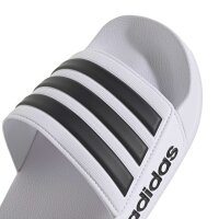 adidas Adilette Shower Velcro Badeschlappen - white/core black/white