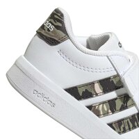 adidas Grand Court 3.0 Schuhe Für Babys Und Kleinkinder Kinder - white/tent green/core black
