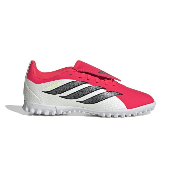 adidas Predator Club Fold-Over Tongue Turf Fußballschuhe Kids Kinder - lucid red/core black/white