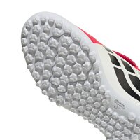 adidas Predator Club Fold-Over Tongue Turf Fußballschuhe Kids Kinder - lucid red/core black/white