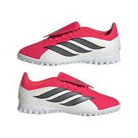 adidas Predator Club Fold-Over Tongue Turf Fußballschuhe Kids Kinder - lucid red/core black/white