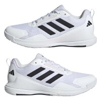 adidas Novaflight 2 Hallenschuhe Herren - white/core black/white
