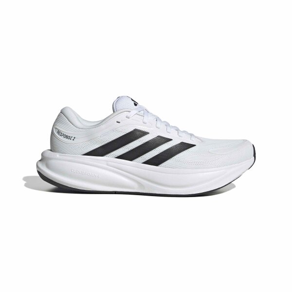adidas Response 2 Laufschuhe Herren - white/core black/iron met.