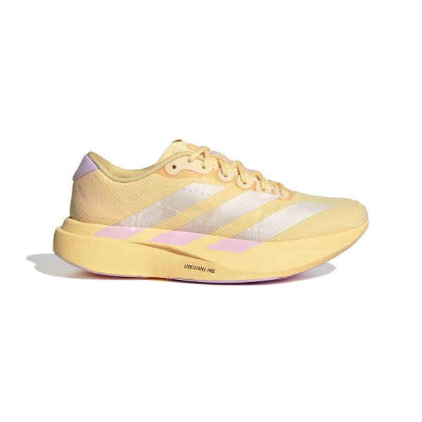adidas Adizero Evo SL Woven W Laufschuhe Damen - ice tangerine/ice gold met./bliss lilac
