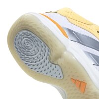 adidas Court Stabil Hallenschuhe Damen - white/crystal sky/ice tangerine