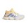 adidas Court Stabil Hallenschuhe Damen - white/crystal sky/ice tangerine