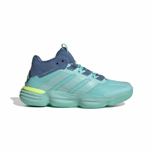 adidas Court Stabil Hallenschuhe Damen - flash aqua/flash aqua/dusky ink