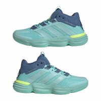 adidas Court Stabil Hallenschuhe Damen - flash aqua/flash aqua/dusky ink