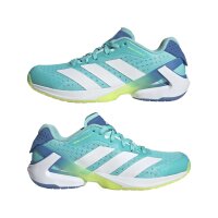 adidas Adizero Counterblast Hallenschuhe Damen - flash aqua/white/hi-res yellow