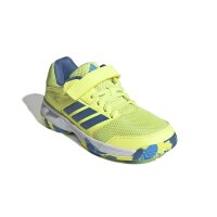adidas Speedcourt Indoor Kids Schuhe Kinder - hi-res yellow/dusky ink/lucid aquamarine