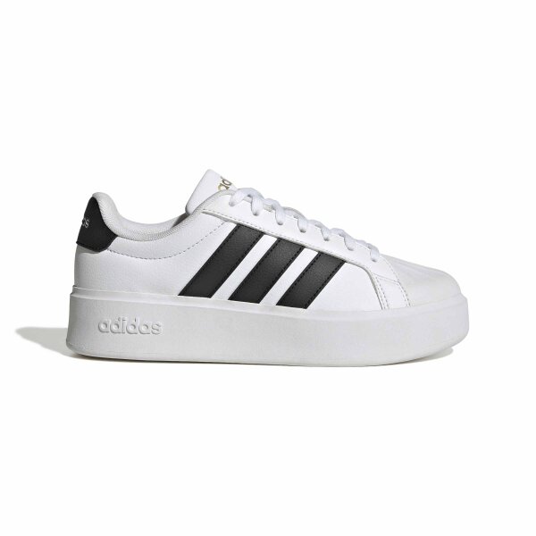 adidas Streettalk Bold Schuhe Damen - white/core black/matte gold