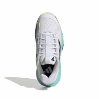 adidas Court Flight Schuhe Damen - white/core black/flash aqua
