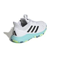 adidas Court Flight Schuhe Damen - white/core black/flash aqua
