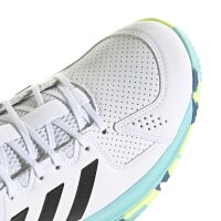 adidas Court Flight Schuhe Damen - white/core black/flash aqua