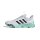 adidas Court Flight Schuhe Damen - white/core black/flash aqua
